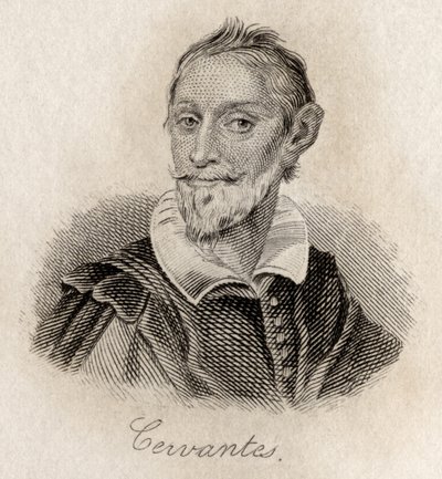 Miguel Saavedra de Cervantes by J.W. Cook